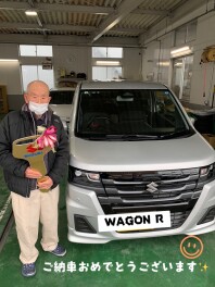 ワゴンRの納車式！　おめでとうございます！