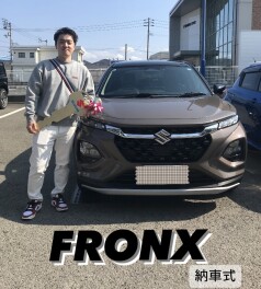 フロンクスのご納車おめでとうございます！！