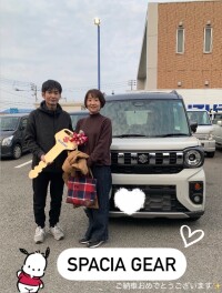 スペーシアギアのご納車おめでとうございます！