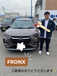 フロンクスご納車おめでとうございます！