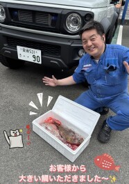 大きい鯛いただきました～！