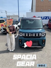 スペーシアギアのご納車おめでとうございます！