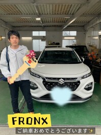 フロンクスのご納車おめでとうございます！