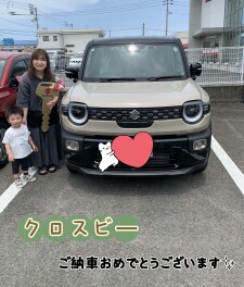 クロスビー納車式おめでとうございます！