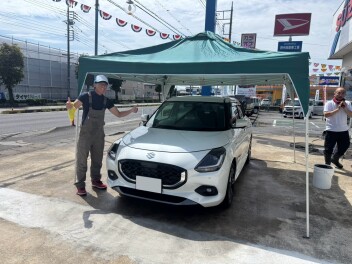 【あと3日】8/23(日)限定7枠！1,000円手洗い洗車＆ガラス撥水イベント開催！【スズキアリーナ野州佐野】