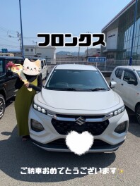 フロンクスの納車式！　おめでとうございます！！
