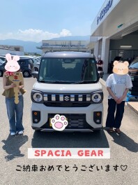 スペーシアギアのご納車おめでとうございます！