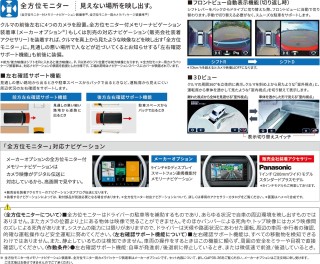 全方位モニター付ナビゲーション　車両アイコン色変更！！