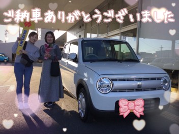 ＼ラパンのご納車／