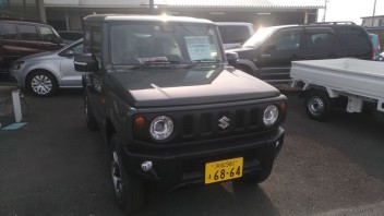 ジムニー試乗車　入替しました