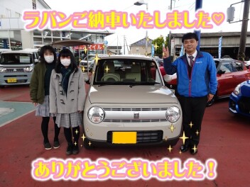 ラパン☆ご納車いたしました♪