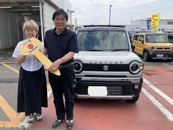 本日、M様にハスラーご納車させて頂きました！