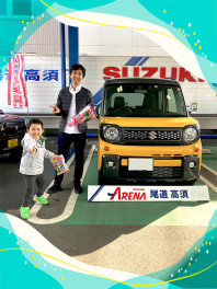 ★納車★スペーシアギア　HYBRID　XZターボ