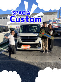 スペーシアカスタムご納車です