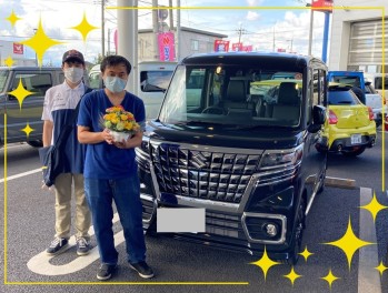 スペーシアカスタムご納車させていただきました☆彡
