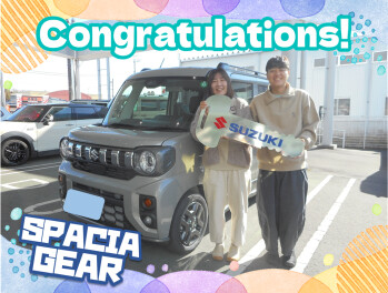 スペーシアギアをご納車致しました！