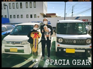 スペーシアギア納車しました♪