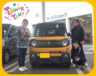 スペーシアギアご納車させていただきました☆彡