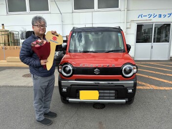 本日、O様のハスラーご納車致しました！