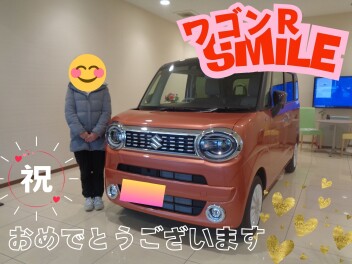 ワゴンＲスマイルご納車☆