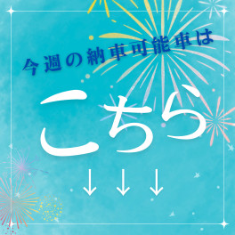 8月25日☆今週の納車可能なお車はこちら！