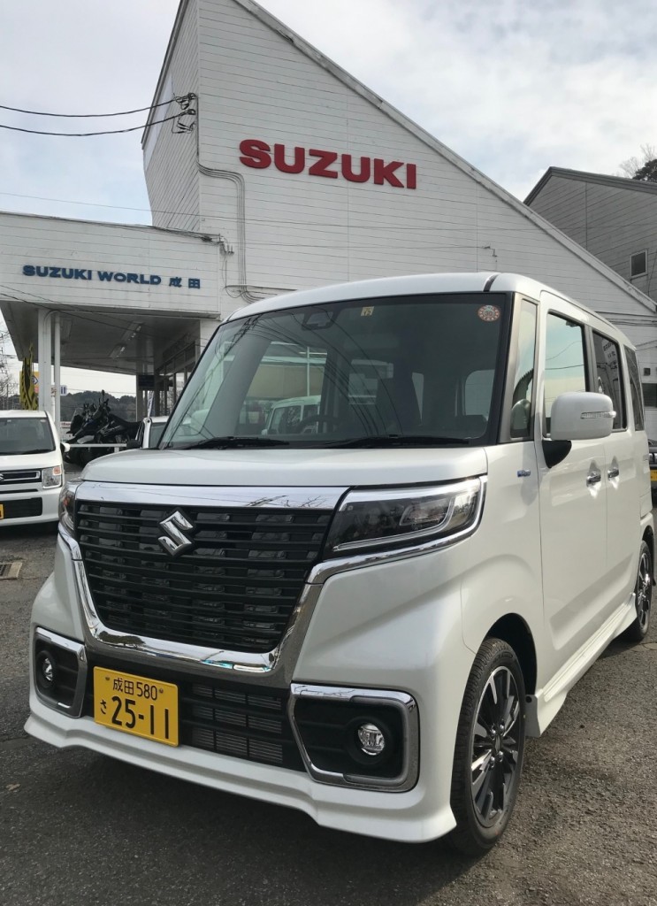 スペーシアカスタム　社用車