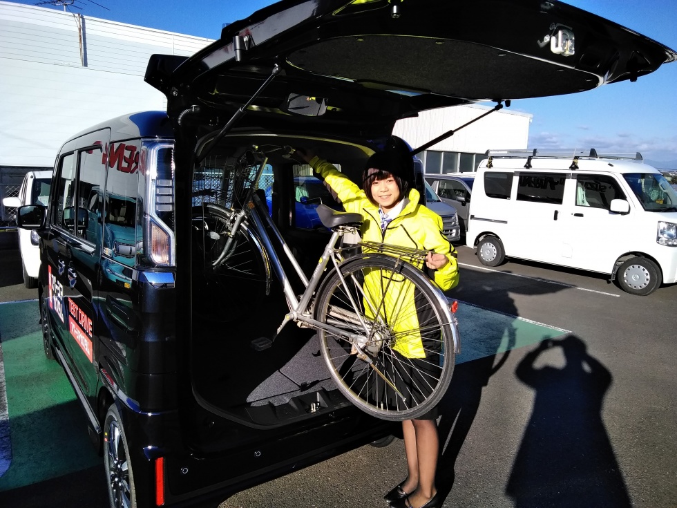 スペーシア 自転車 の 乗せ 方