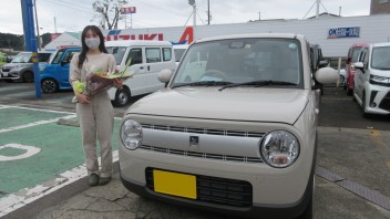 ラパン納車させて頂きました！！