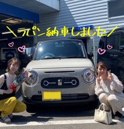 ＼ラパンＬＣ納車しました／