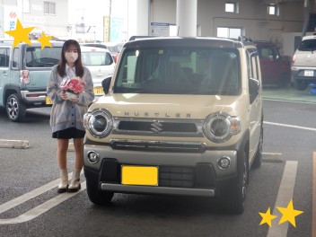 ハスラーＪスタイルご納車させていただきました☆彡