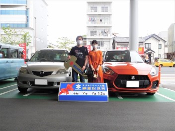 ☆★☆　T様、スイフトスポーツご納車です！　☆★☆