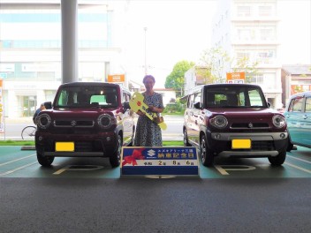 ☆★☆　K様、ハスラーご納車です　☆★☆