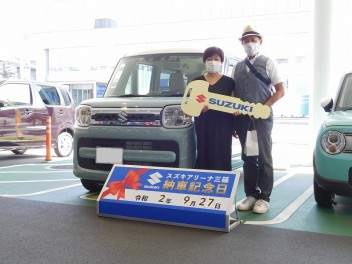 ☆★☆　T様、スペーシアご納車です！　☆★☆