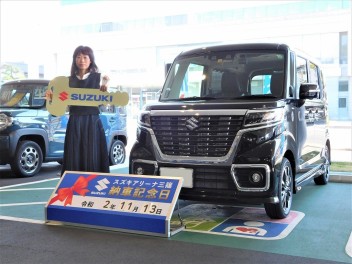 ☆★☆　A様、スペーシアカスタムご納車です！　☆★☆