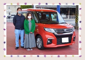 オレンジカラーが素敵なソリオ☆ご納車いたしました♪