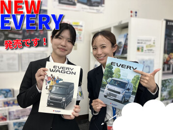 NEWエブリイ、NEWエブリイＪリミテッド、NEWエブリイワゴン発売です！