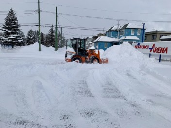 今日もすごい吹雪(*_*)