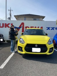 スイフトスポーツご納車致しました♬