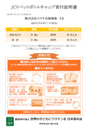 ＊ SDGsペットボトルキャップの回収 ＊