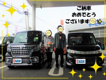 スペーシアカスタムご納車させていただきました☆彡