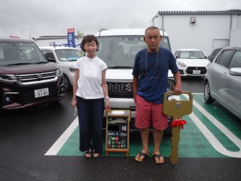 ご納車おめでとうございます。