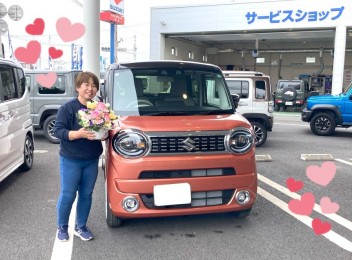ワゴンＲスマイルご納車させていただきました☆彡