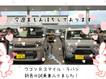 新色の試乗車入りました♪