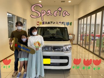 スペーシアご納車です！