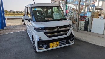 スペーシアカスタム試乗車　準備出来ました！