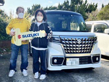 南房総市のN様に スペーシアカスタム 御納車です★