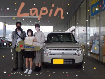 [祝☆ご納車】L a p i n ♡