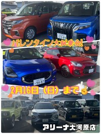 2月16日迄！！