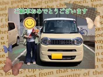 ワゴンRスマイルご納車おめでとうございます！