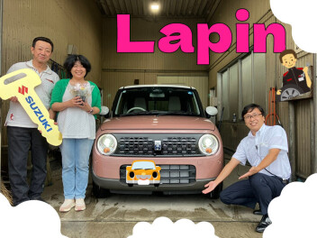 ラパンご納車です